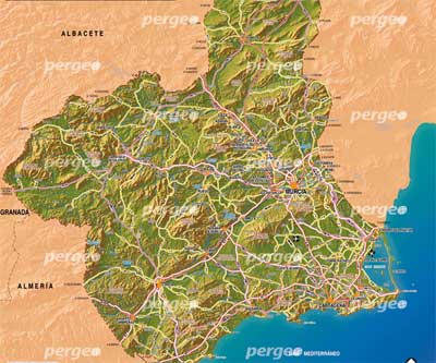 Mapa Región de Murcia